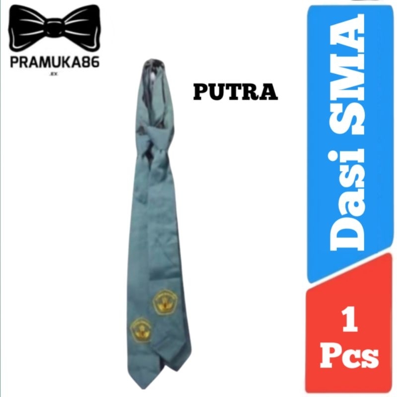 Dasi Osis SMA PUTRA Logo Bordir / Dasi SMA Panjang Logo Bordir