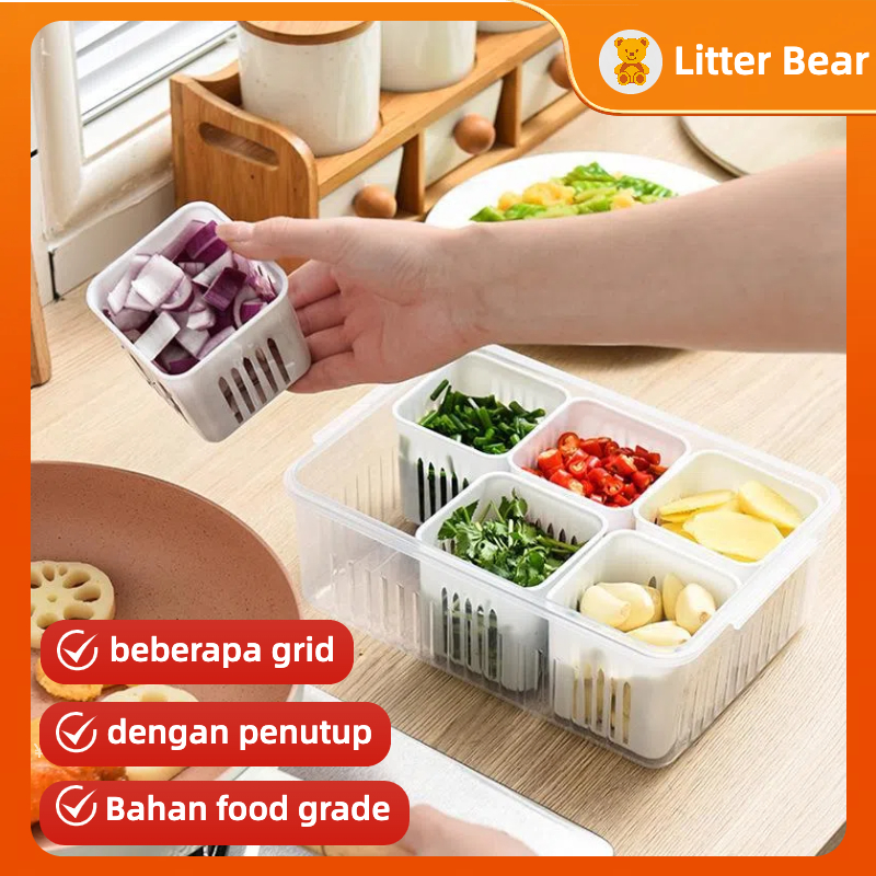 food container kulkas/kotak penyimpanan kulkas/wadah kulkas kotak penyimpanan/kotak penyimpanan maka