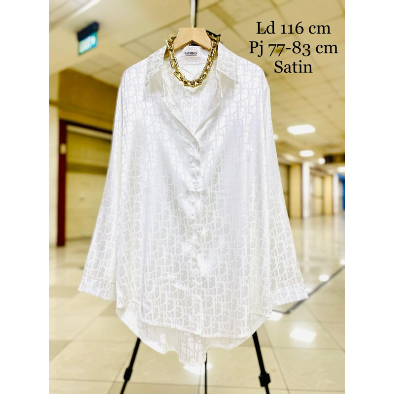 Blus Putih Ld 120 cm Pj 77-83 Satin