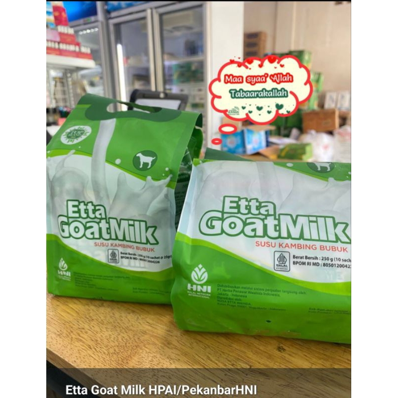 

Etta Goat Milk HPAI/PekanbaruHNI