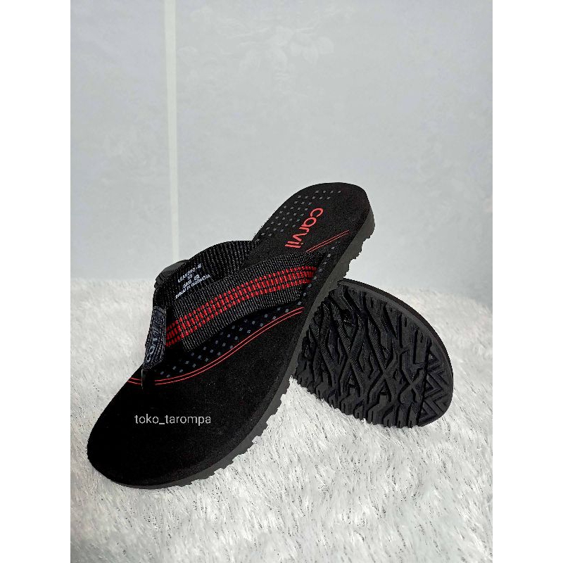 sendal jepit carvil pria anti slip carvil original 100%