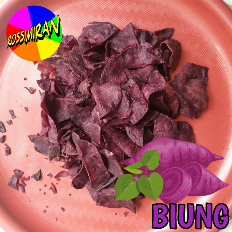 

Rossimiran Keripik Ubi Ungu Manis / Biung