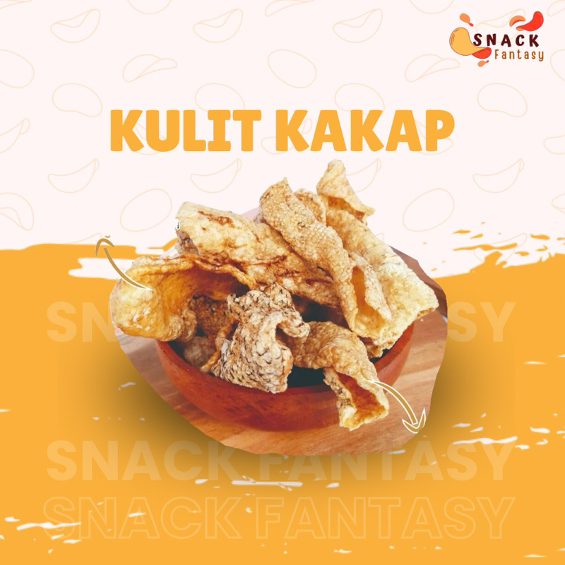 

Snack Fantasy | 50 Gram Kulit kakap keripik kulit kakap gurih reyah ada juga kiloan Murah kualitas premium