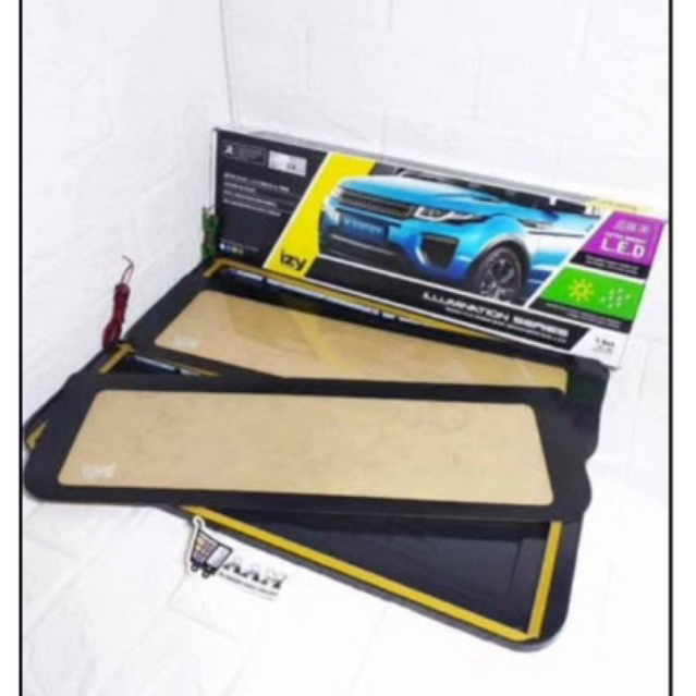 COVER PLAT NOMOR MOBIL AKRILIK LED IZY