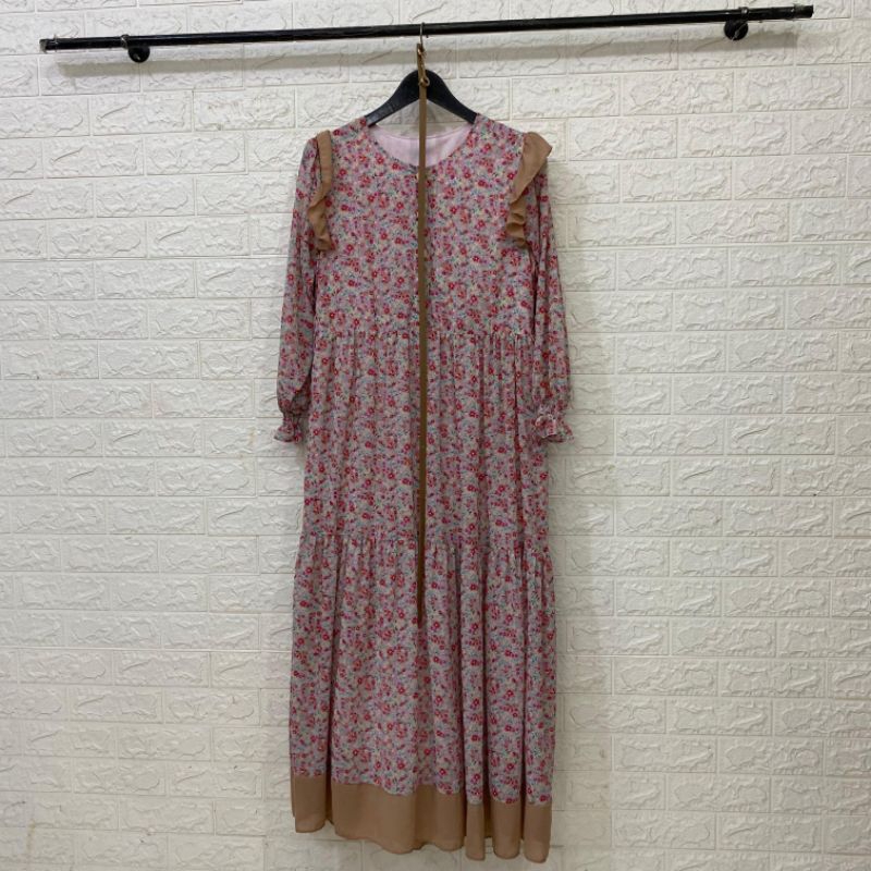 GAMIS//DRESS CERUTY FLORAL PREMIUM KOREAN LOOK