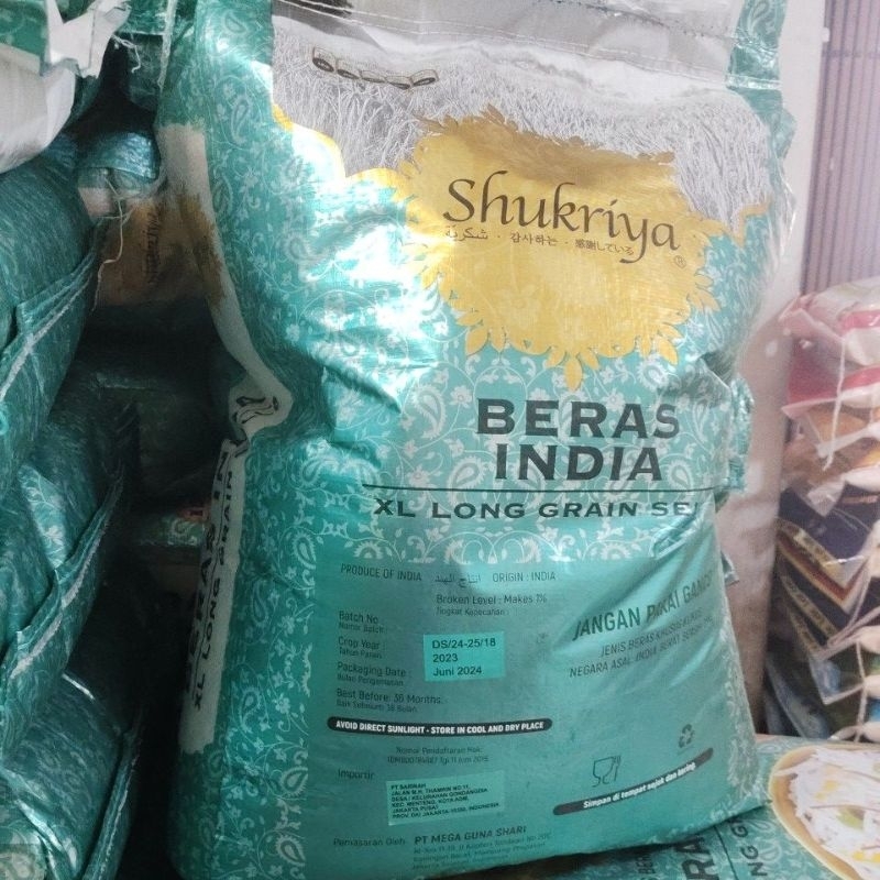 

Basmati shukriya 25kg