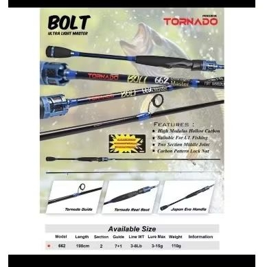 Joran Tornado BOLT 662/198 CM 1-3LBS