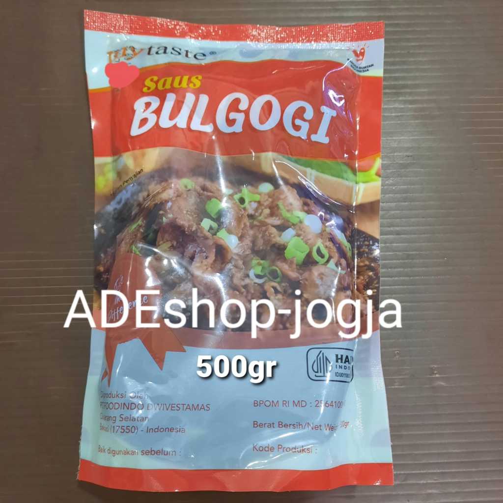 

mytaste bulgogi sauce 500 gr korean saus