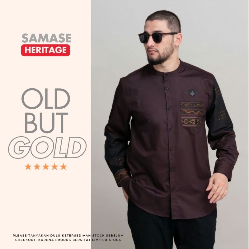 SAMASE kemeja koko batik heritage R017 limited edition