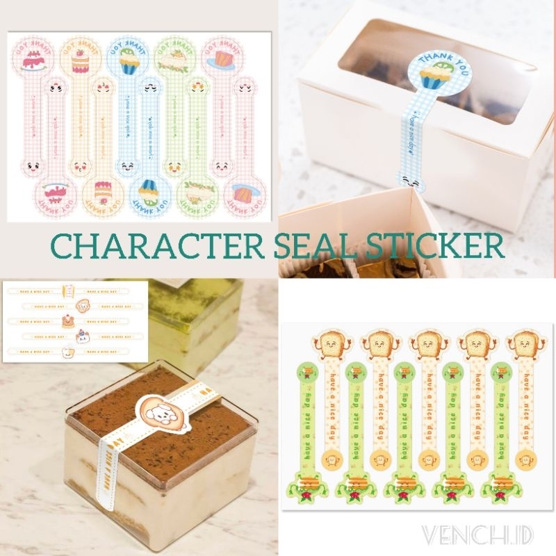 

Sticker Segel Kemasan Karakter 100 pcs