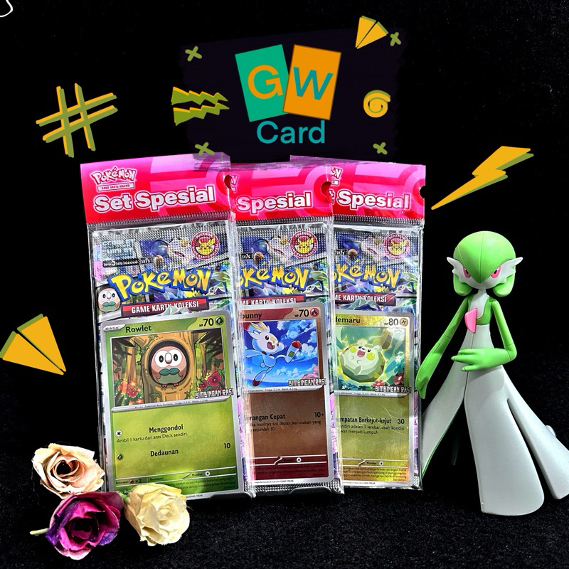 Set Spesial kartu pokemon indonesia Bimbingan Rasi