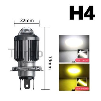 CUCI GUDANG LAMPU MOTOR LED H4 H6 LASER LAMPU BOHLAM UTAMA MOTOR H4 H6 TERANG UNIVERSAL VINYX PNP AC