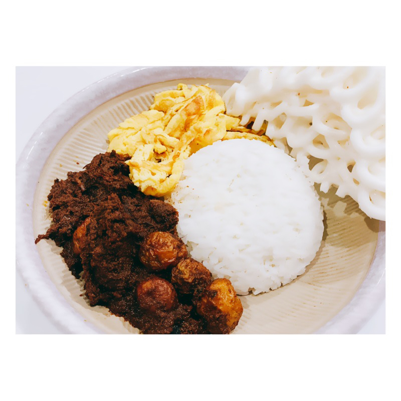 

Rendang Masak Kayu - Daging & Paru 250gram