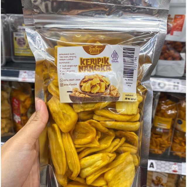 

Keripik Buah Nangka Oven Kualitas Super, Tanpa Bahan Pengawet / Pewarna Buatan Asli Manis Buah Nangka