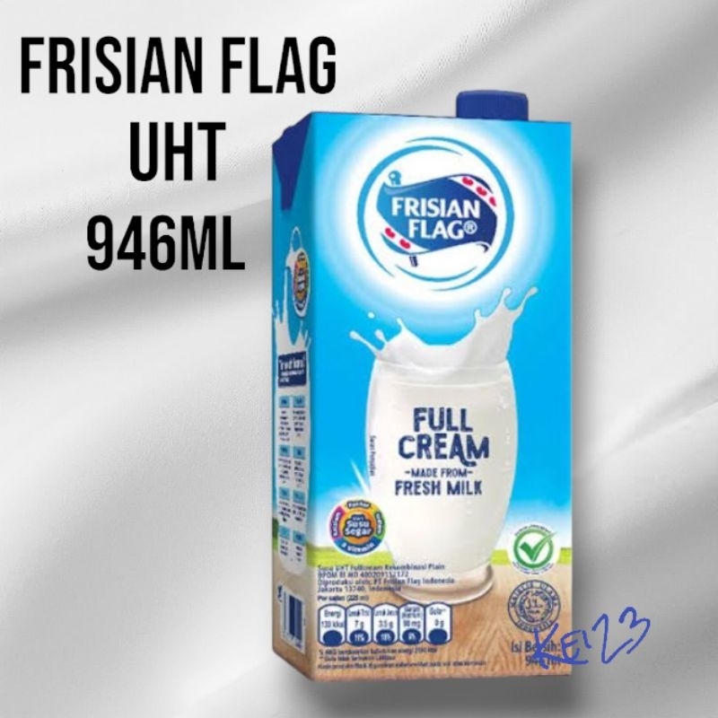 

Susu Cair Bendera Frisian Flag UHT Full Cream 946ml