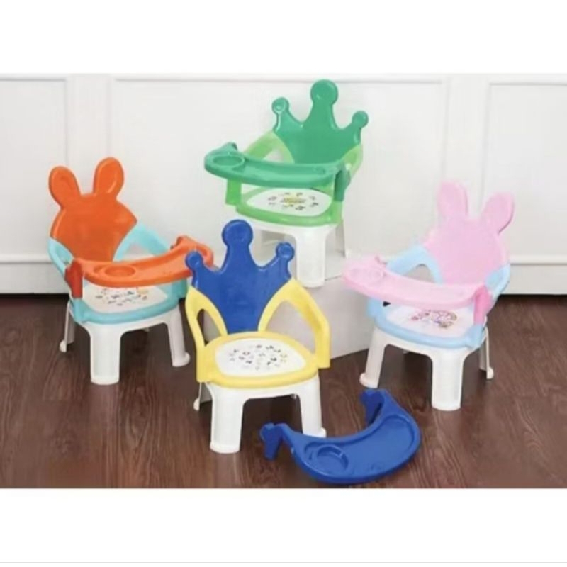 Kursi makan anak set Meja kursi plastik