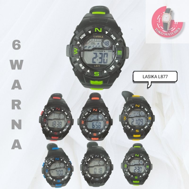 TOKO WATCHES - (ORI) JAM TANGAN WANITA LASIKA L877 ANTI AIR (TERMASUK BOX)