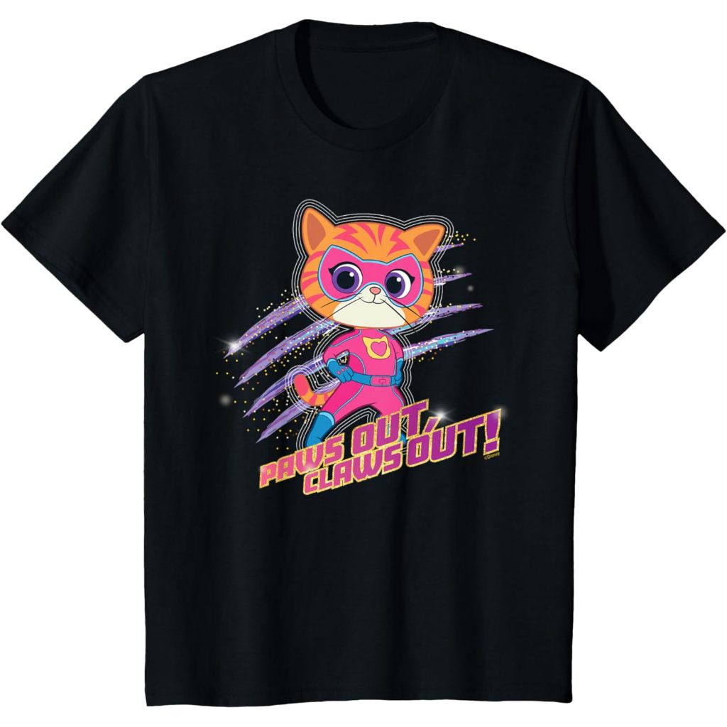Baju kaos anak Disney Junior SuperKitties Ginny Paws Out, Claws Out T-Shirt