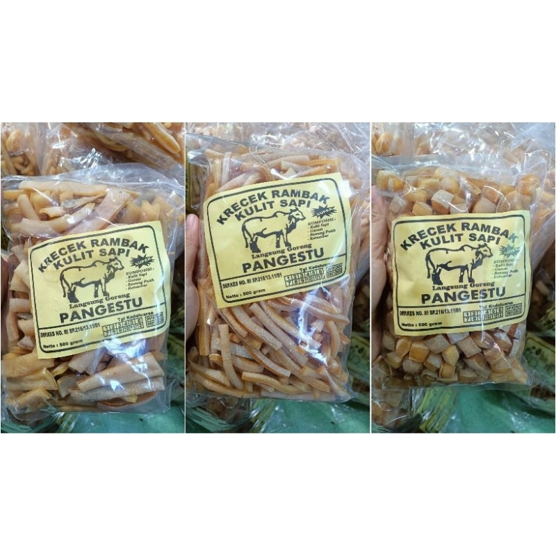

Krupuk Rambak Mentah, Krecek Rambak