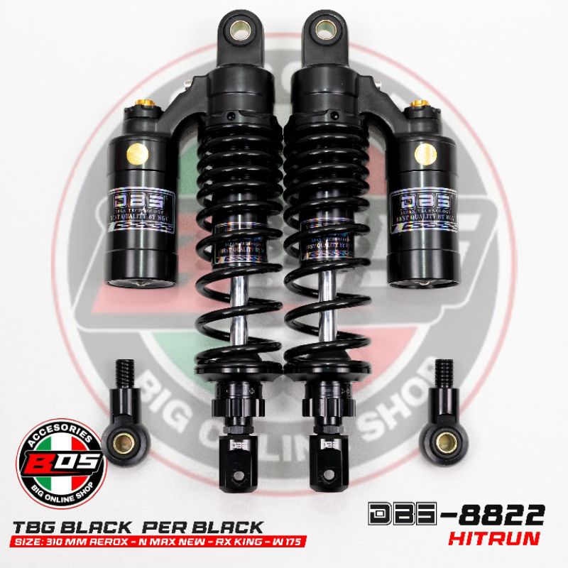 Shock Tabung DBS 8822 HI-TRUN NMAX NEW AEROX RX KING W 175  TIGER VERZA PROMO SHOCK DBS 8822 HI-TRUN