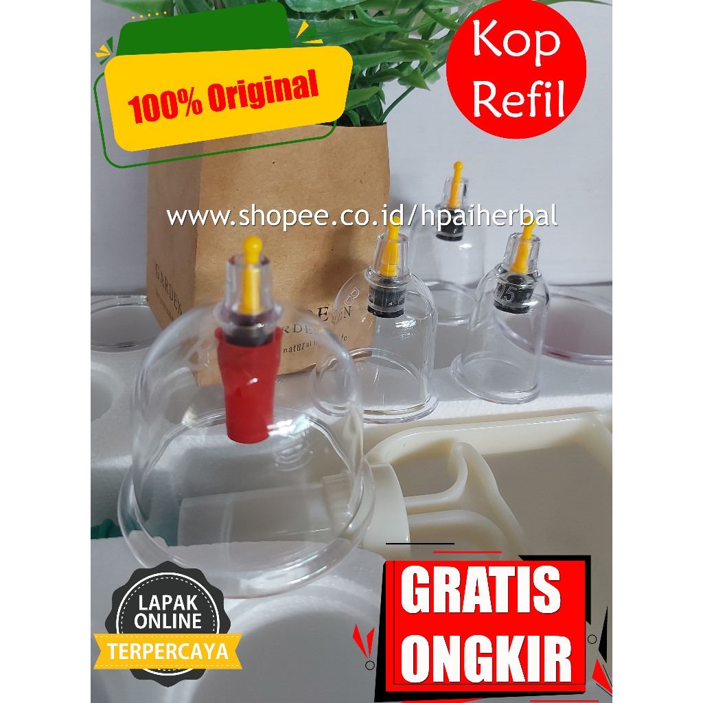 Kop Bekam Reffil Hijamah/ Kop Bekam Refil Murah / Kop Bekam Eceran / Kop Bekam Satuan Hijamah