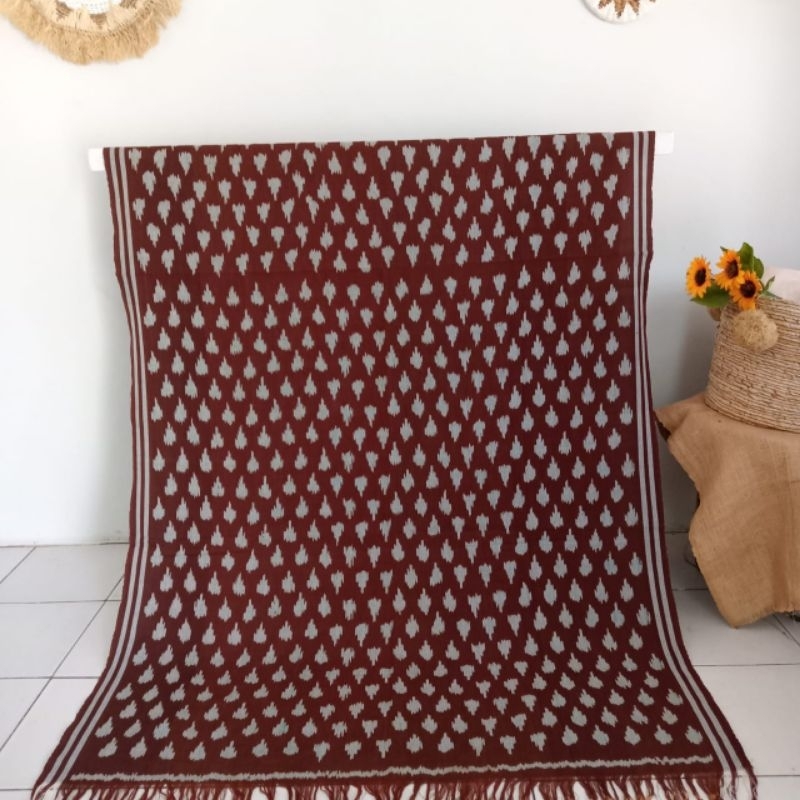 KAIN TENUN BLANKET TRADISIONAL TROSO JEPARA, KAIN TENUN ETNIK NUSANTARA, KAIN BATIK TENUN, SERAGAM B