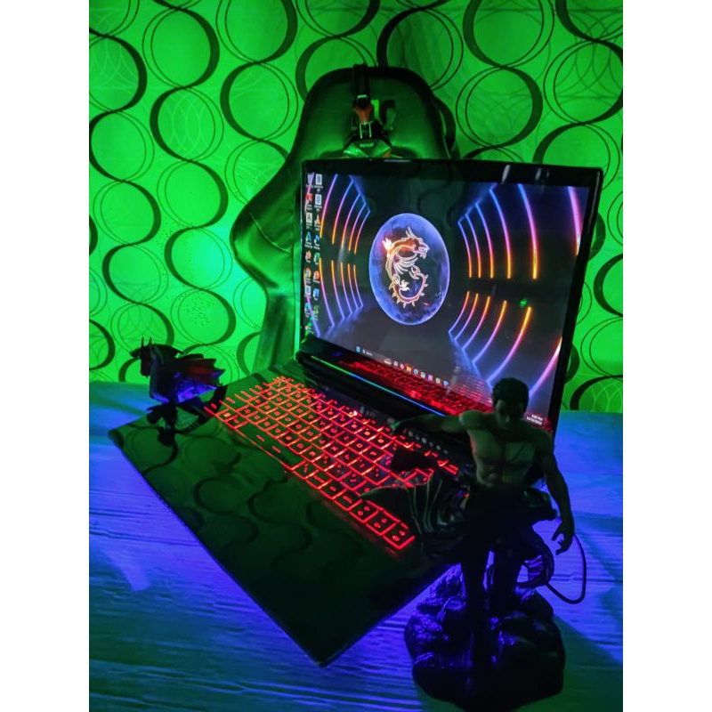 Laptop Gaming MSI Evolvthin Core i5/12 Ram 8/512gb Ssd Windows 11 Siap Pakai Fitur Lengkap COD Murah