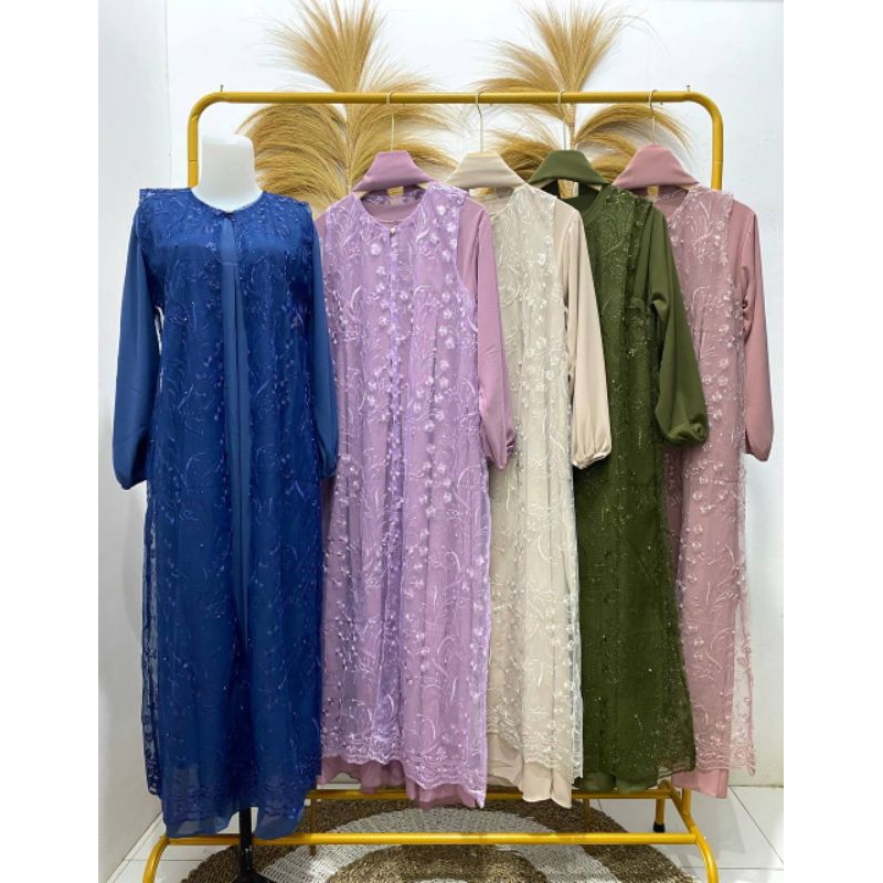 Gamis Set Jilbab Premium kode 2650