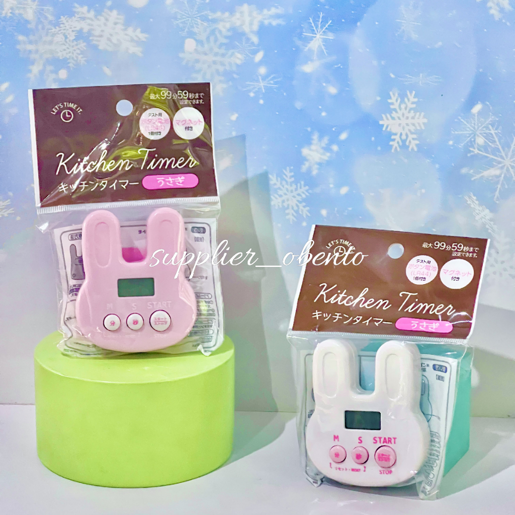 [Seria] Rabbit Digital Kitchen Timer - Pengatur Waktu Untuk Masak Pengatur Waktu Lucu