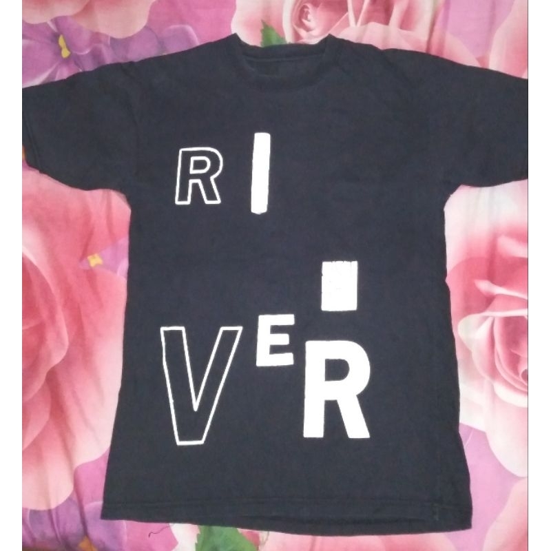 preloved kaos jkt48 jkt 48 dareka no tameni river flying get hitam navy merah