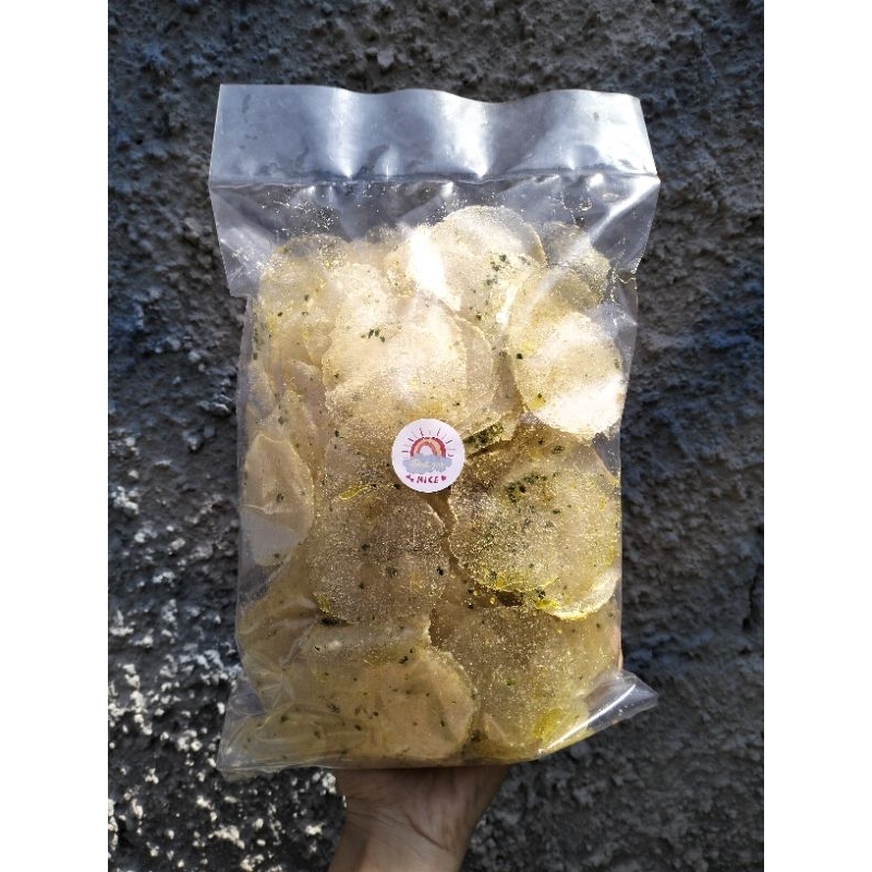 

Keripik Kaca kemasan 250gr 500gr