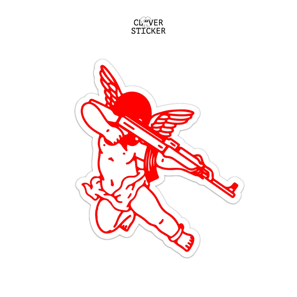 

Vinyl Sticker Cupid - Stiker Aesthetic Helm, Aksesoris HP, Laptop, Tumbler