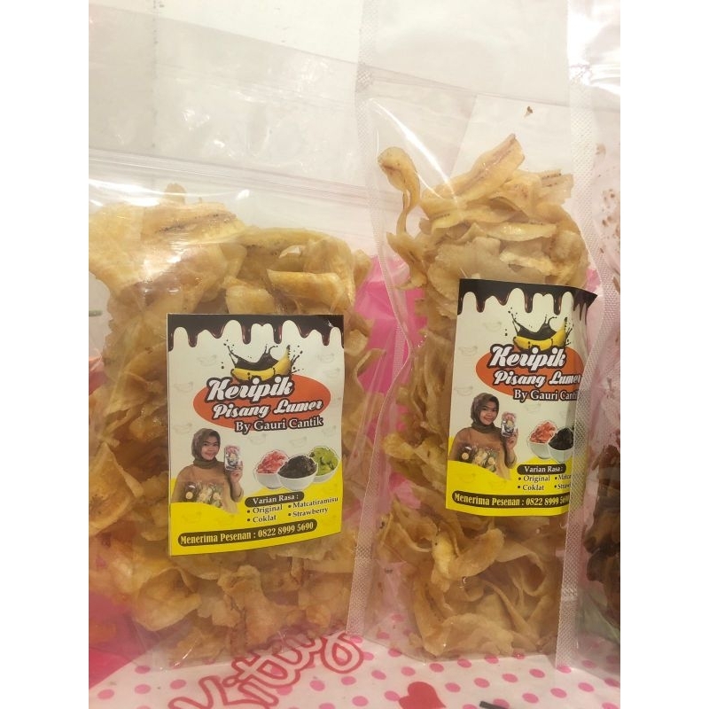 

keripik pisang caramel