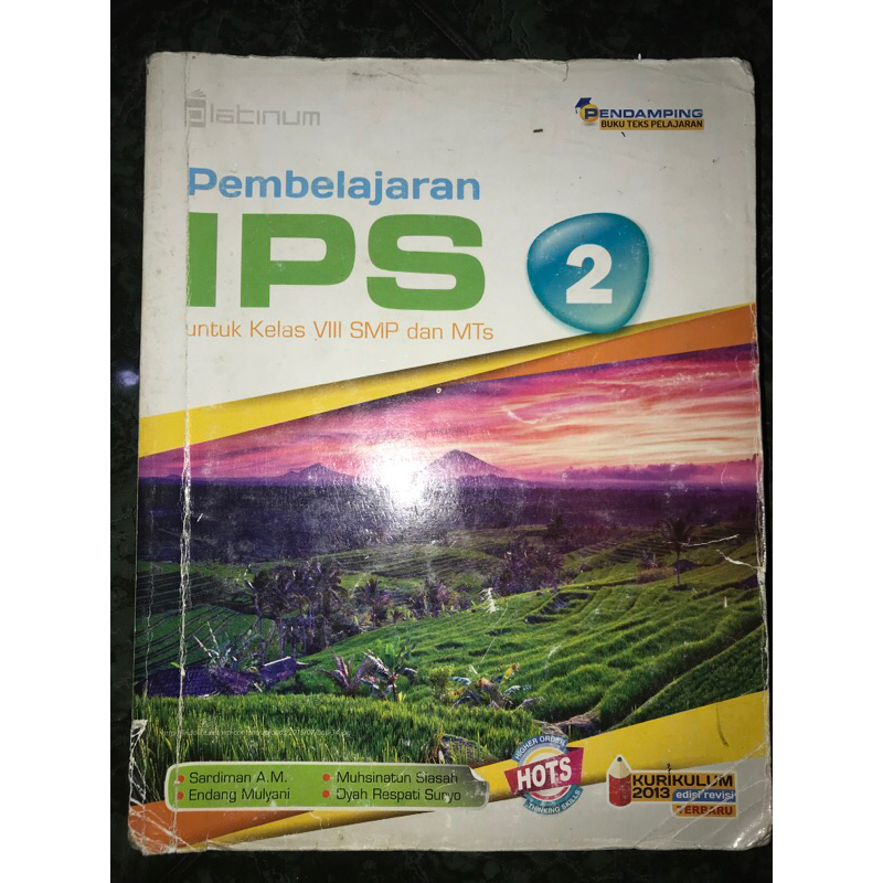 

Pembelajaran IPS 2 untuk Kelas VIII SMP dan MTs