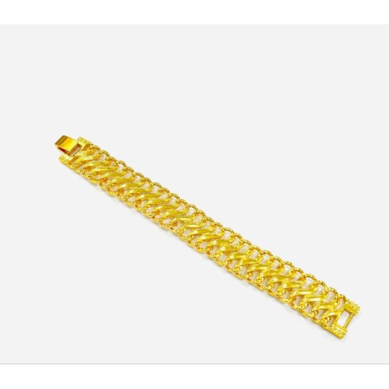 GELANG RANTAI SISIK NAGA DEWASA TITANIUM