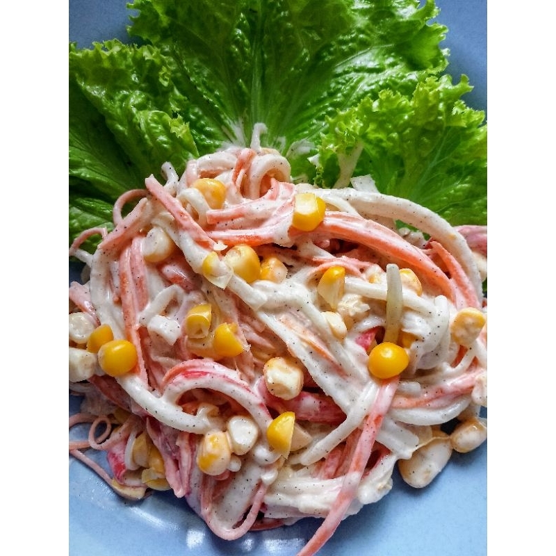 

kani and corn salad