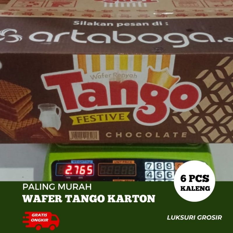 

wafer tango coklat kemasan Karton