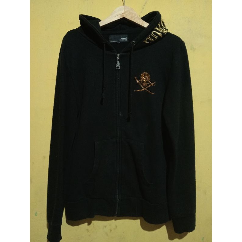 Hoodie zipper preloved Skull japan
