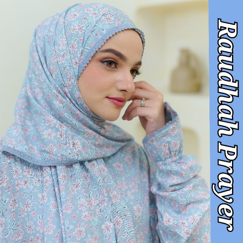 Mukena pasmina motif Raudhah by elkisa/mukena pasmina/mukena motif/mukena pasmina/mukena hadramaut/m