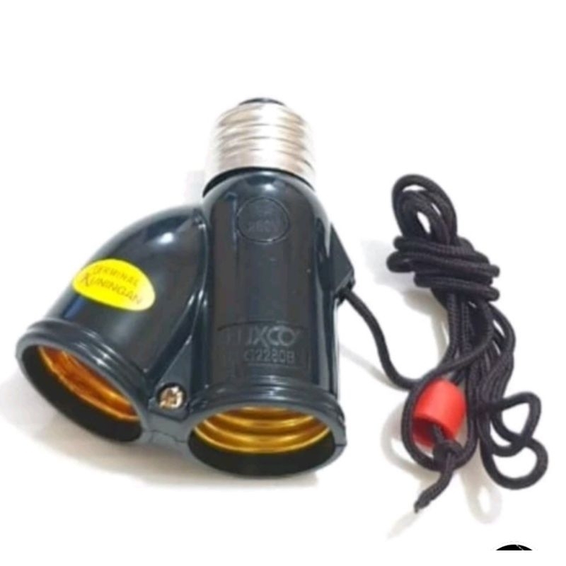 Fiting lampu tarik CAHAYA Fiting tarik cabang 2