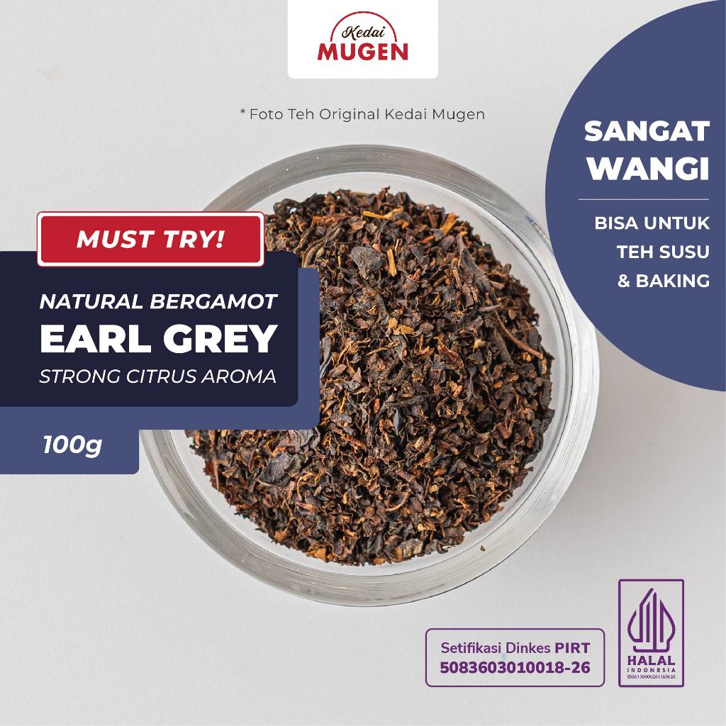 

Kedai Mugen - Earl Grey Tea Natural Bergamot 100g