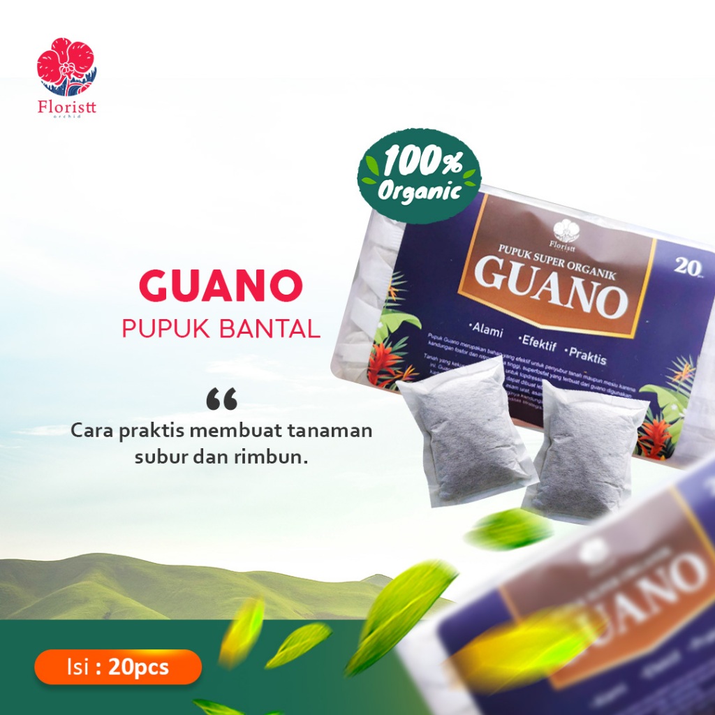 Pupuk Anggrek Pupuk Bantal Guano Super Organik Asli