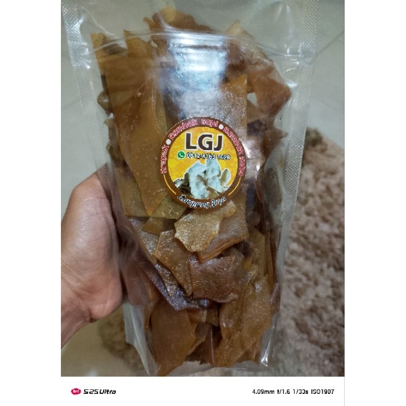 

kerupuk rambak mentah