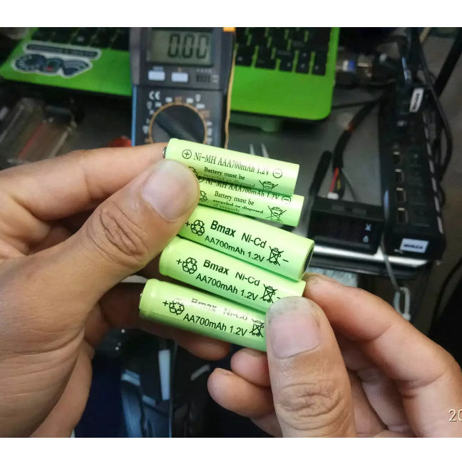 Rechargeable Battery A2 Batere A3 Baterai Cas AAA Baterai AA Batrai Cas Baterai Rechargeable