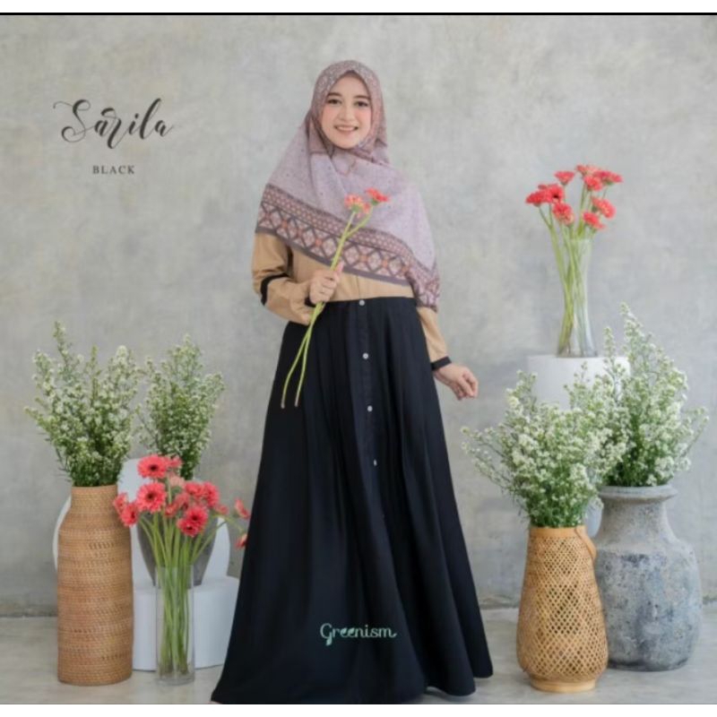 gamis greenism preloved size m