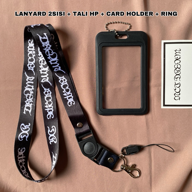 

[READY] LANYARD 2SISI NCT DREAM () SCAPE (FREE CAHOL HITAM + TALI HP + RING)