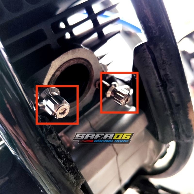 MUR KNALPOT RX KING NINJA R RR SS DLL MUR 12 MUR HEAD PROBOLT ORIGINAL HENG THAILAND