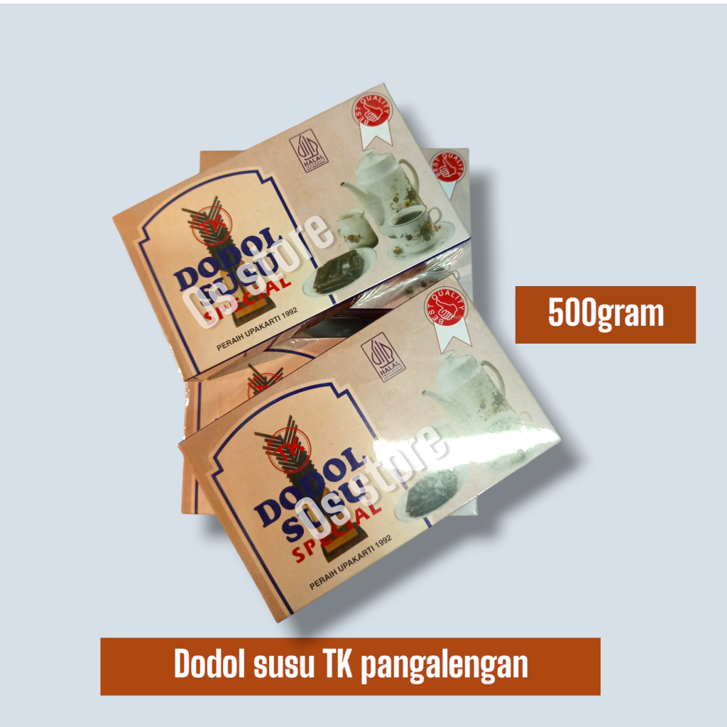 

Dodol susu 500gr, Dodol susu Tk