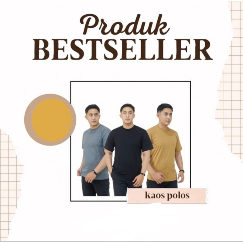 Kaos Polos Cotton Combed 30s / Baju Polos Cotton Combed 30s / Kaos Polos 30s