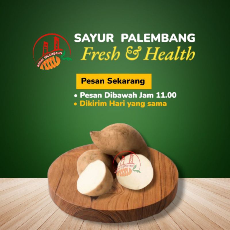 

Ubi Gorengan 1Kg - Sayur Palembang